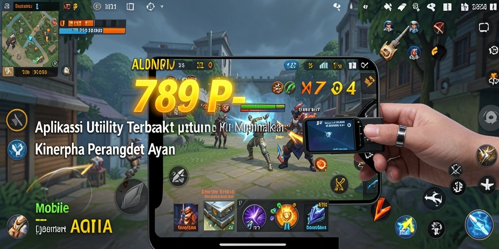 Screenshot utama 789RP menunjukkan tampilan antarmuka aplikasi Utility yang menarik.