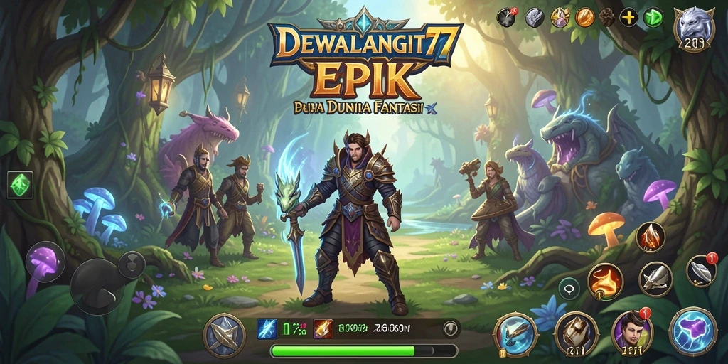Tampilan gameplay DEWALANGIT77 yang seru dan menantang.