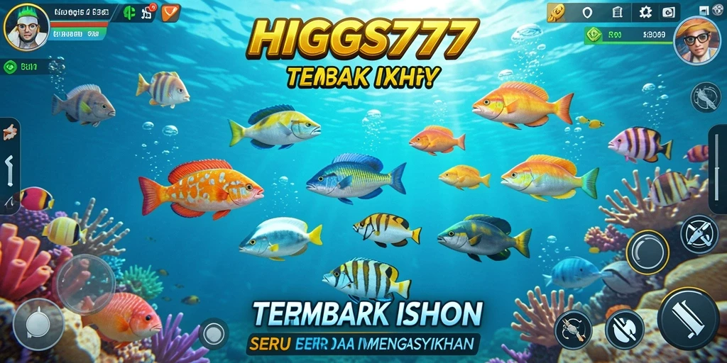 Tampilan gameplay HIGGS777 yang seru dan dinamis.
