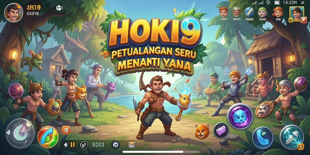 Tangkapan layar gameplay <strong>HOKI9</strong> menampilkan aksi petualangan yang seru.