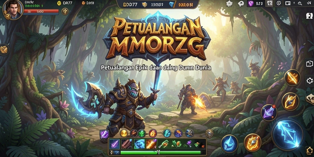 Beragam petualangan seru di dunia IDR77 saat bermain MMORPG.