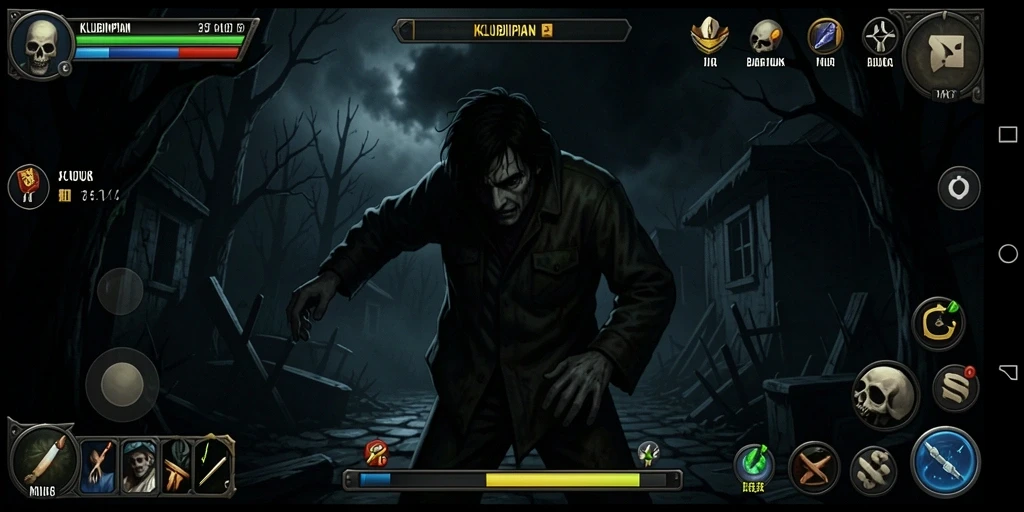 Screenshot menampilkan gameplay mencekam dari KLUBIMPIAN.