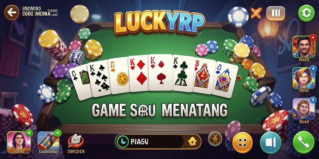 Tampilan gameplay seru dari LUCKYRP yang menggugah semangat bermain.