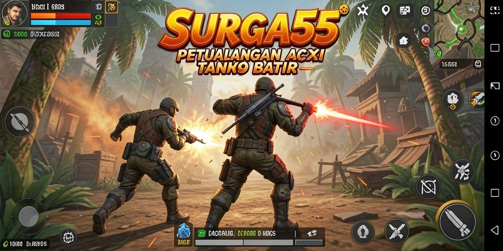 Gameplay seru dan mendebarkan dalam SURGA55.