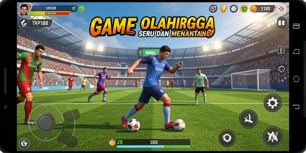 Tampilan gameplay yang mendebarkan dalam TKP188.