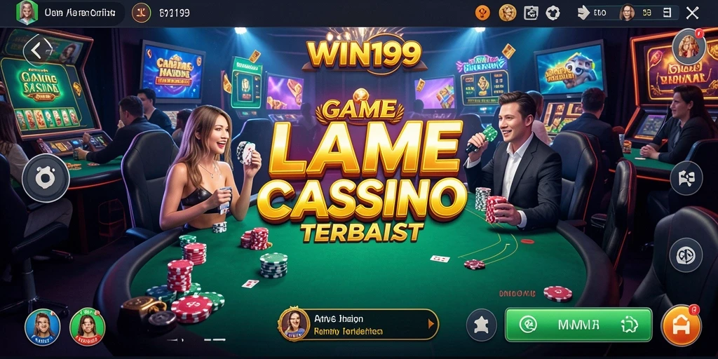 Tampilan screenshot WIN199 menampilkan dealer profesional dan suasana permainan yang mendebarkan.